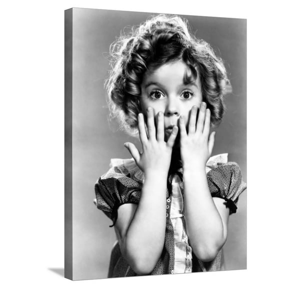 Art.com Shirley Temple, ca. 1934 Stretched Canvas Print Wall Art, 18" x 24"