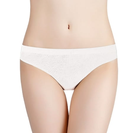

Dadaria Underwear Women 5PCS Women Silky Comfy Low Waist Breathable Nylon Has Elasticity Underpant White XL Women