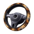 thumbnail image 2 of Balery Maple Forest Panda Fundas elásticas antideslizantes para volante, funda protectora universal para hombre y mujer, 15 pulgadas, accesorios para coche., 2 of 6