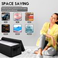 thumbnail image 4 of HLONK Lot de 4 Boîtes de Rangement pour DVD Organisateurs de Films - Porte-Disques avec Couvercles pour Ranger Solution Parfaite de Rangement pour Étui de DVD Porte-DVD, 4 of 9