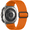 Orange, variant on Elastic Band Compatible with Samsung Galaxy Watch Ultra Band 47mm, No Gap Stretchy Nylon Breathable Replacement Strap for Samsung Galaxy Watch 7 Ultra Band 2024 Men Women