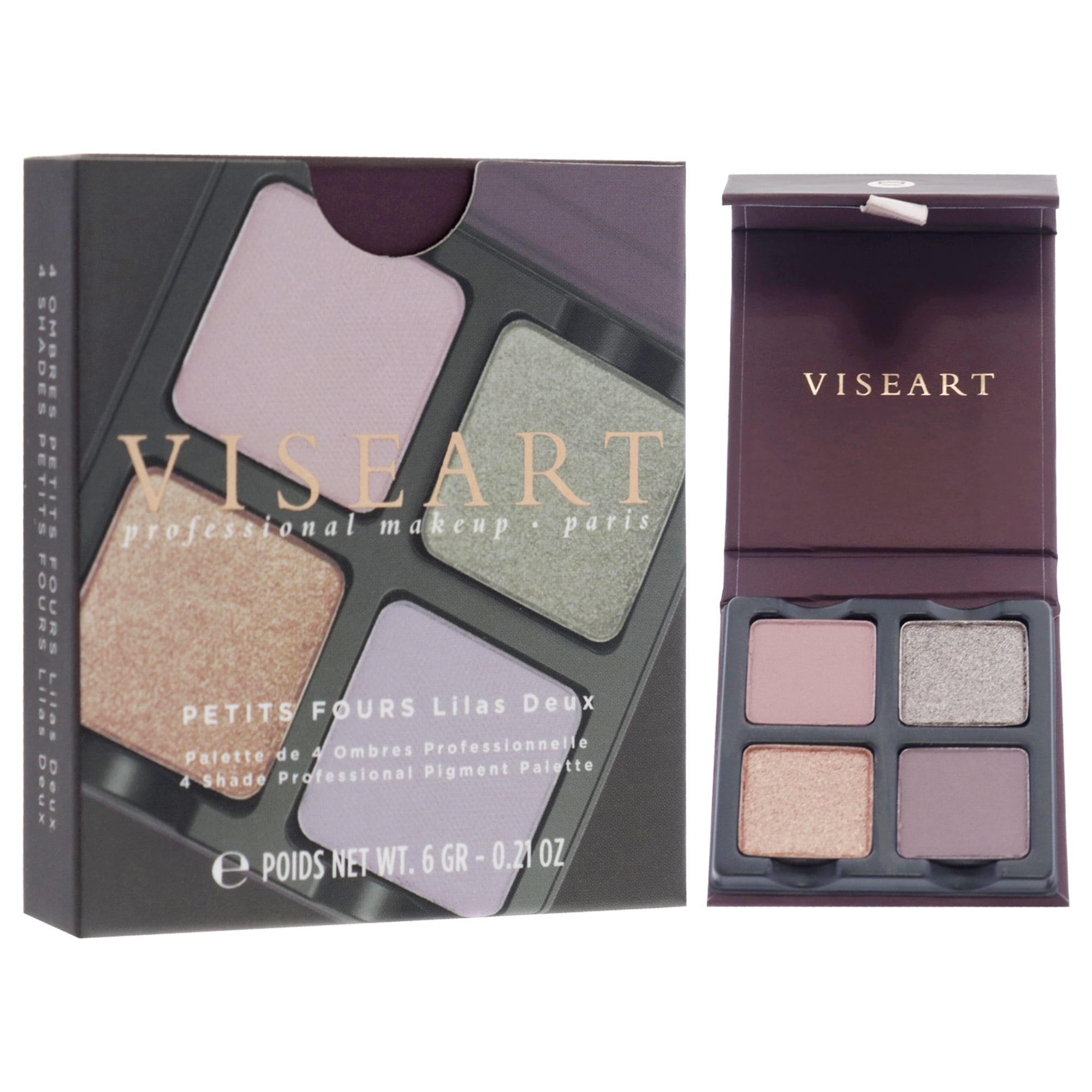Viseart Paris Petits Fours Eyeshadow Palette - Lilas Deux , 0.21 oz Eye Shadow