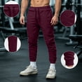 thumbnail image 3 of Yungyresw Men's Sweatpants Joggers Drawstring Waist Retro Style Cuffed Pants Athletic Lounge Trousers Casual Sportswear Gym Workout Pants Lightweight Tapered Leg Streetwear Fashion Bottoms 2XL, 3 of 8