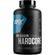 EFX Sports Kre-Alkalyn Hardcore , Thermogenic pH Correct Creatine Monohydrate Pill Supplement , Energy & Strength Pre Workout , 60 Servings, 180 Capsules 180 Count (Pack of 1)