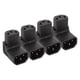 thumbnail image 2 of Adaptador de corriente ANGGREK IEC320 C14 a IEC320 C13 4 Piezas, 2 of 7