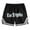 Black, variant on Swim Shorts Men Drawstring Elastic Waist Letter Print Summer Loose Fit Casual Comfortable Sports Running Beach Shorts