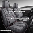 thumbnail image 2 of 2012 for TOYOTA COROLLA Car Seat Cover, Leather 5 Seats Full Set Waterproof Protect and Upgrade Seats, Black and Gray Car Seat Covers, Protect Car Seats, 2 of 9
