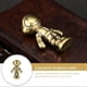 thumbnail image 2 of Brass Robot Antique Robot Statue Figurine Vintage Punk Style Robot Home Decor, 2 of 4