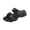 Black, variant on Orthopedic Platform Slides for Women, Double Buckle Arch Support Slippers, Adjustable Strap Outdoor Vacation Daily Walking Sandals Green
