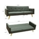 thumbnail image 3 of Sofá Cama Plegable Ilios Innova Con Antebrazos Color Gris, 3 of 9