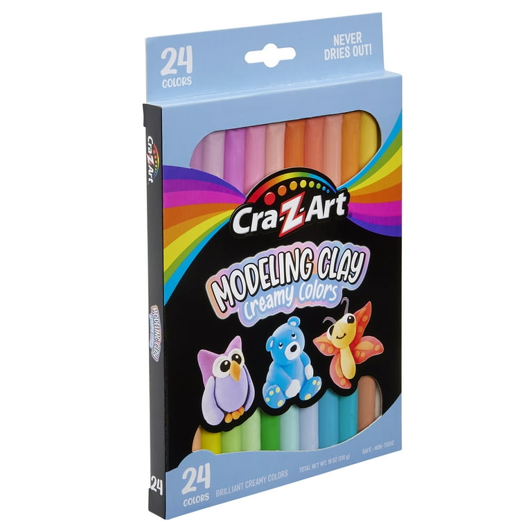 Cra-Z-Art Modeling Clay Creamy Pastel Colors, 24 Colors - Walmart.com
