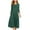 Olive Green, variant on IROINNID Long Sleeve Dress for Women Strapless Round Neckline Fit&Flare Dress Pleated Seven-cent Sleeve Pure-color Dress ,Green