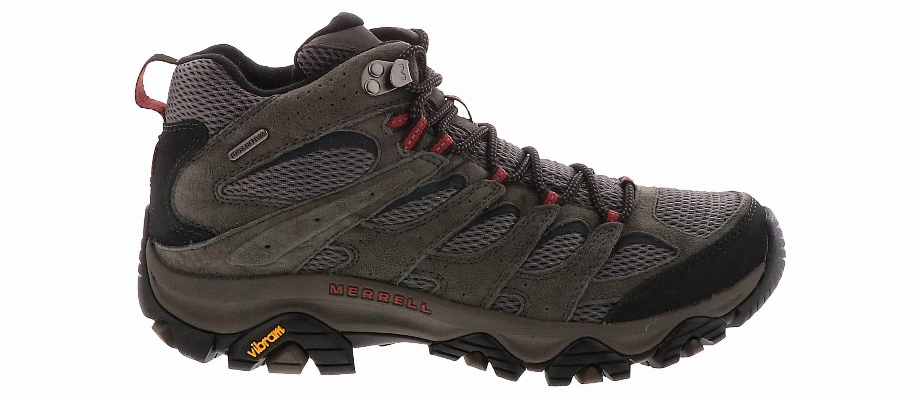 Merrell Men's Moab 3 Mid Waterproof Hiking Boot, Beluga, 9