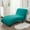Green, variant on Full Wrap Chaise Lounge Cover Machine Washable Stretch Armless Lounge Cover With Bottom Strap for Living Room Indoor Bedroom