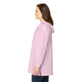thumbnail image 3 of Woman Within Plus Size Rib-Knit Sherpa Hoodie Sweatshirt, 3 of 4