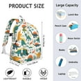 thumbnail image 6 of Cute Dinosaur Pattern Backpack for School,Cute School Bag,Schoolbag with Adjustable Shoulder Straps & Padded Back,13.4"x11"x4.7", 6 of 6
