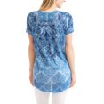 thumbnail image 2 of Women's Short Sleeve Scoopneck Allover Print Tunic, 2 of 2