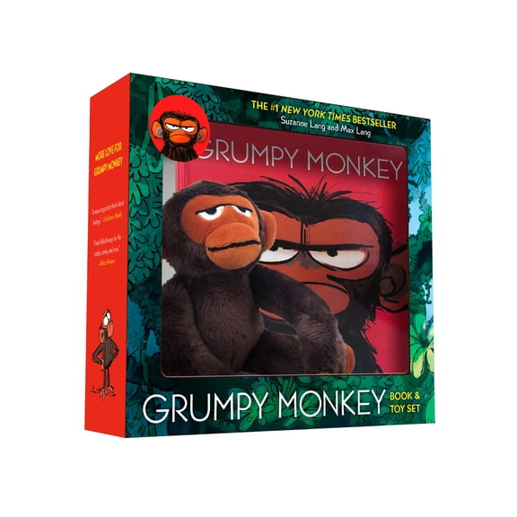 Pre-Owned Grumpy Monkey Grumpy Monkey Book and Toy Set, (Paperback)