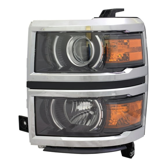 KAI New CAPA Certified Standard Replacement Driver Side Headlight Assembly, Fits 2014-2015 Chevrolet Silverado 1500