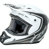 Fly Racing Kinetic Youth Fullspeed Helmet Matte White/Black Md 73-3371YM