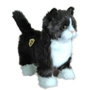 GAZI Simulated Cat Animal Cat Doll Toys Children's Birthday Present Sofa Decoration black