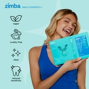 Zimba Teeth Whitening Ultimate Kit, Vegan Strips, Pen & LED Whitening light for Professional Results
