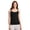 Black, variant on Women's Cotton Stretch Cami With Built-In Bra