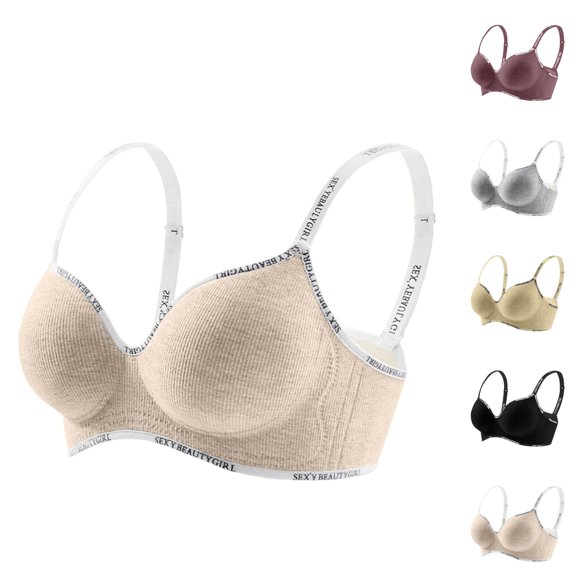 Push Up Bras for Women Comfortable Side Support Seamless Wireless Bralettes Tshirt Bra Everyday Bra