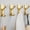 Gold, variant on Adhesive Wall Coat Hooks - Heavy Duty Stick-On Door Hanger, Metal Hook for Hanging Towel,Purse, Robe, Backpack, Jacket, Clothes