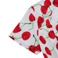 thumbnail image 4 of TJAZFJPA Robe pour Chien Dames Imprimé Vintage à Manches Courtes Robe Florale Robe au Crochet Robes de Villégiature pour Femmes, 4 of 6