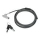 Targus DEFCON N-KL Mini Keyed Cable Lock - Verrouillage de Câble de Sécurité - Noir, Argent - 6 ft – image 3 sur 13