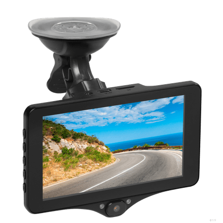 BOSS Audio - Car Dual Dash Cam and Rear Camera - Black