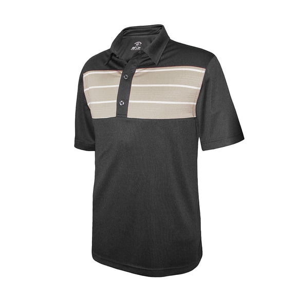 Monterey Club Men's Rocco Stripe Contrast Golf Polo Shirt #1138