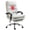 Cream White, variant on Vinsetto Microfibre Vibration Massage Office Chair, Cream White