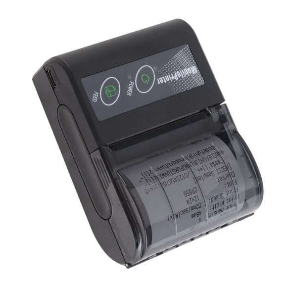 Kitchen Storage Mini Ticket Printer, Bluetooth Receipt Printer Portable for Restaurant Sales Retail