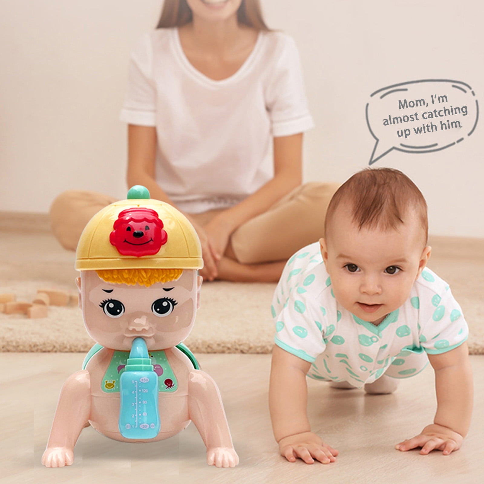 Christmas Toy Clearance Christmas Baby Toys Gift Toy Figures for Girls Boy Learn Doll Crawling Toy Puzzle Early Education 0 to 1 Years Old Boys