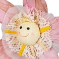 thumbnail image 3 of Spring Floral Sitting Sunflower Girl Decorative Figure - 15.5" - Pink and Green, 3 of 8