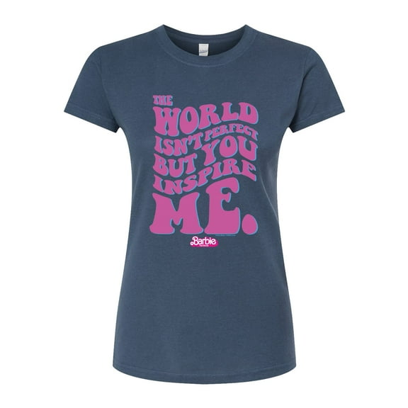 Barbie the Movie - You Inspire Me - Juniors Fitted Graphic T-Shirt