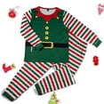 thumbnail image 3 of Conjunto de pijamas familiares con estampado de dibujos animados para niños y adultos, ropa de dormir cómoda para mantener el calor, 2 piezas, 2022, 3 of 3