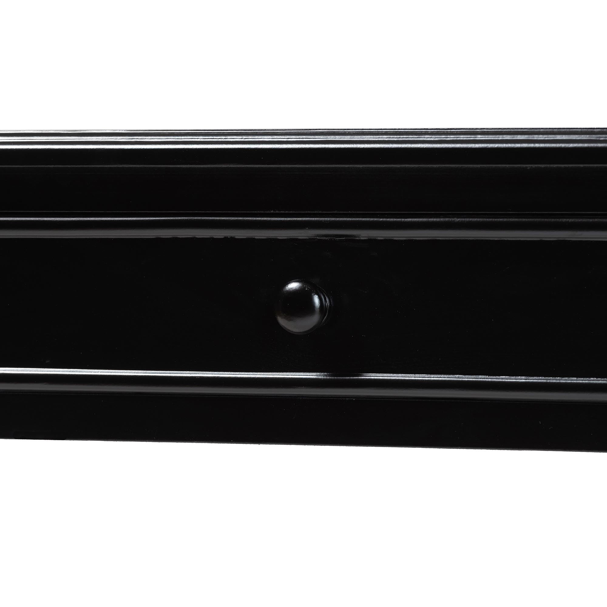Baxton Studio Malinda Classic Console Table, 2-Drawer, Black