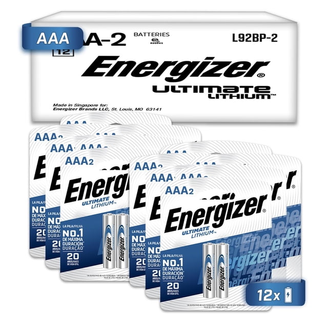 Pila Energizer AAA Blister 12 Unidades 1.5v