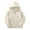 Beige, variant on GYRATEDREAM Unisex Kids Soft Brushed Fleece Basic Hooded Sweatshirt Full Zip-Up Hoodie Sweater Jacket for Boys or Girls 7-8Y Red