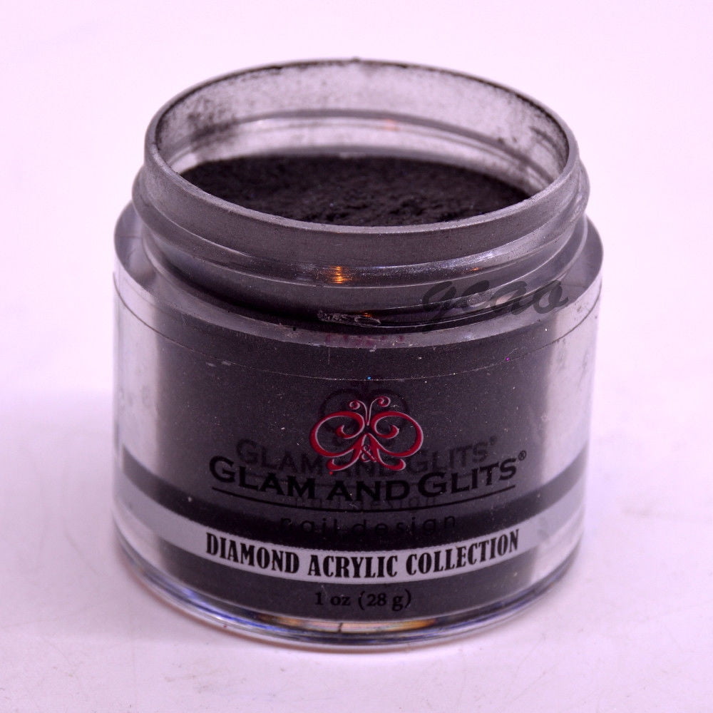Glam Glits Acrylic Powder 1 oz Black Lace DAC79