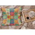 thumbnail image 2 of Modern Fluffy Throw Pillow Cushion Cover, Woman Lips on Polka Dots Background in Various Frames Fashion Kiss Love Design, Rectangle Accent Pillow Case, 36" x 16", Multicolor, by Ambesonne, 2 of 5