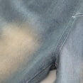 thumbnail image 6 of ZACPNCV Toddler Girl Boy Summer Jeans Kids Elastic Waist Joggers Pull on Chambray Pants Cotton Denim Pants Baby Drawstring Trousers Blue 1-2 Years, 6 of 9