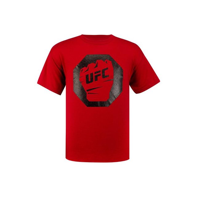 Camiseta gráfica con logo interior de puño interior para niños de UFC, rojo, S UFC Camiseta gráfica