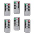 thumbnail image 1 of Control remoto ,Control remoto de 10 tecs,con temporizador,Para ve LED,Para ve oscinte sin lma Macarena Control remoto de velas, 1 of 5