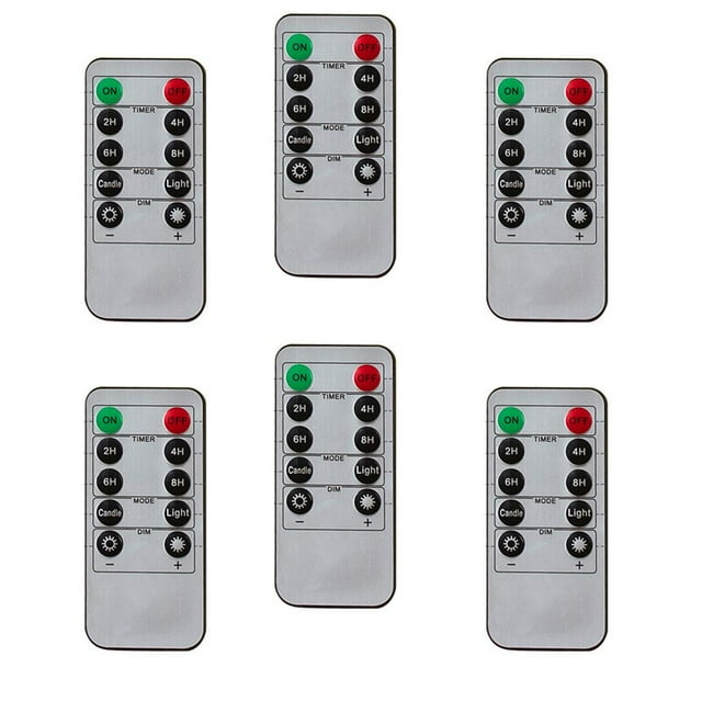 Control remoto ,Control remoto de 10 tecs,con temporizador,Para ve LED,Para ve oscinte sin lma Macarena Control remoto de velas