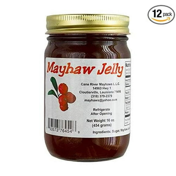 Cane River Mayhaw Jelly 16 ounce (12 Pack)