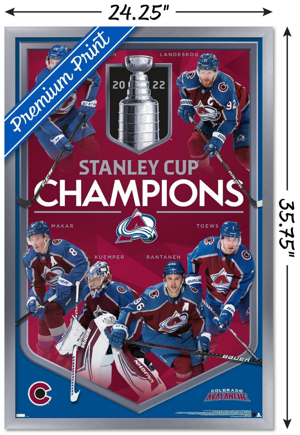 NHL Avalanche du Colorado - Champions de la Coupe Stanley